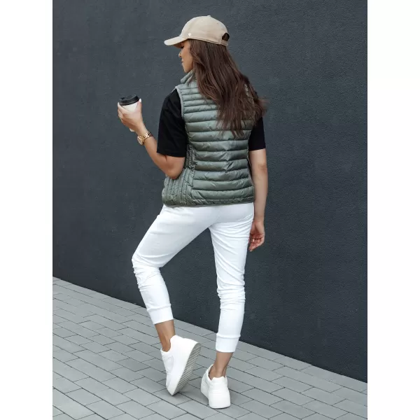  Dámska vesta DSTREET STYLISHZ TY4448 ZELENÁ 