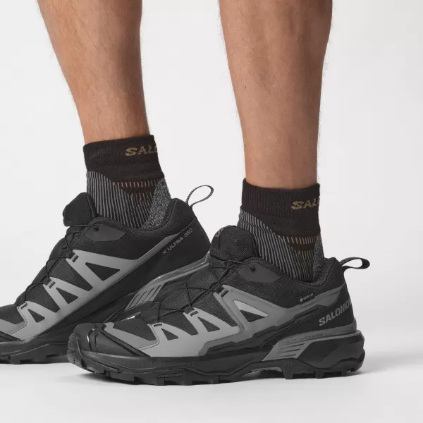  Pánske topánky SALOMON X ULTRA 360 GTX L47453200 ČIERNA/MAGNET/TICHÉ TIENIDLO 
