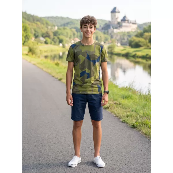  Detské tričko BRANDIT T BD6017 SWEDISH CAMO 