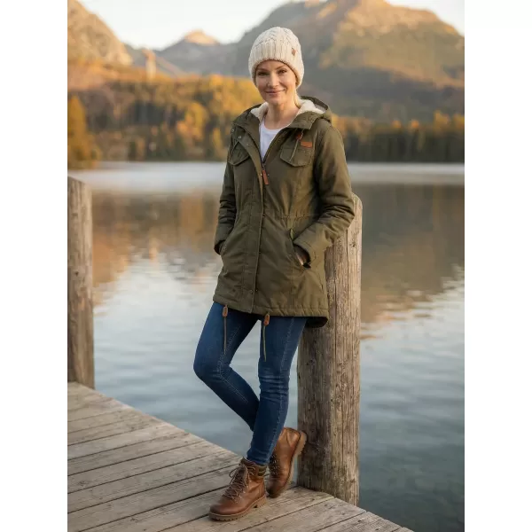  Dámska bunda brandinit BD9476 Olive 