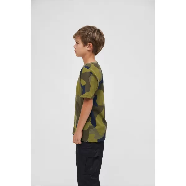  Detské tričko BRANDIT T BD6017 SWEDISH CAMO 