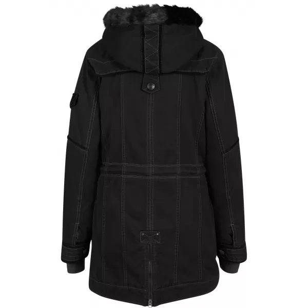  Dámska parka BRANDIT BD33122 ČIERNA 