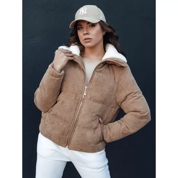  Dámska zimná bunda DSTREET TRENDYGLAM TY4359 BÉŽOVÁ 