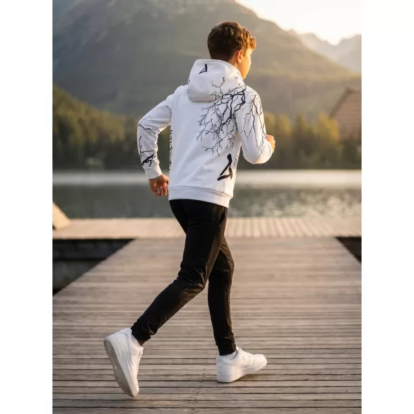  Detská funkčná mikina premium ALTISPORT VOJ/ALK004MI01 biela 