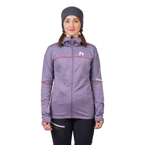  Dámska mikina HANNAH MEDA HOODY LAVENDER GRAY MEL 