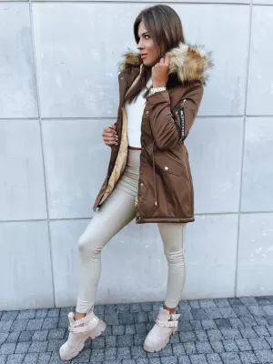 Dámska bunda DSTREET VIXEN TY3871 KARAMEL