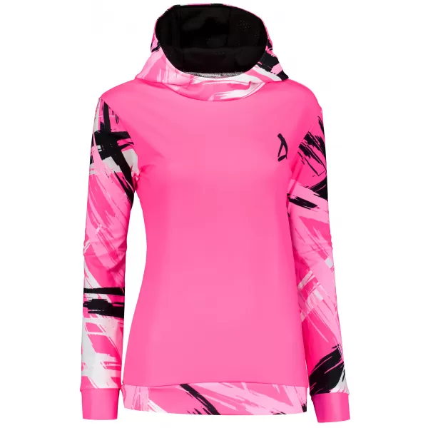  Dámska funkčná mikina premium ALTISPORT VOJ/ALW039MI01 FLUO PINK 