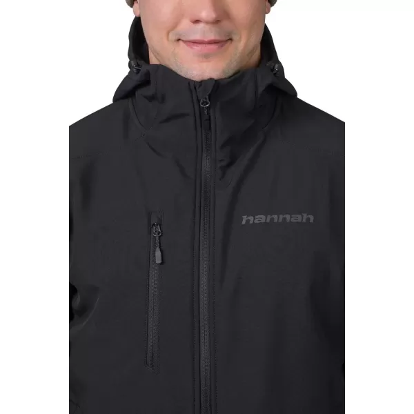  Pánska softshellová bunda HANNAH BRISTON ANTHRACITE 