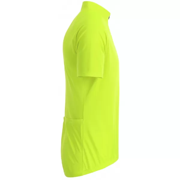  Pánsky cyklo dres ALTISPORT NoPrint NP/ALM215NJ BRIGHT YELLOW 