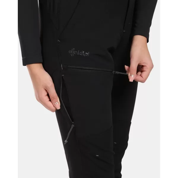  Dámske outdoorové nohavice KILPI VILLAIN-W WL0411KI čierna 
