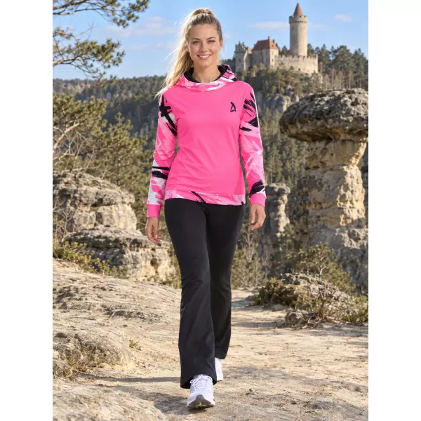  Dámska funkčná mikina premium ALTISPORT VOJ/ALW039MI01 FLUO PINK 