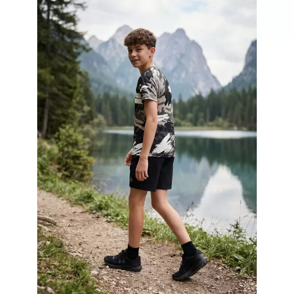  Detské funkčné tričko premium ALTISPORT VOJ/ALK014TR01 ČIERNA/ŠEDÁ 