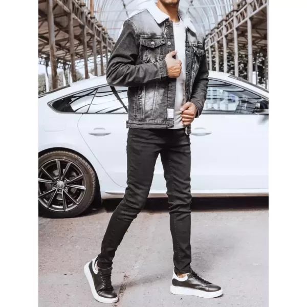  Pánska džínsová bunda DSTREET tx4230 ČIERNA 
