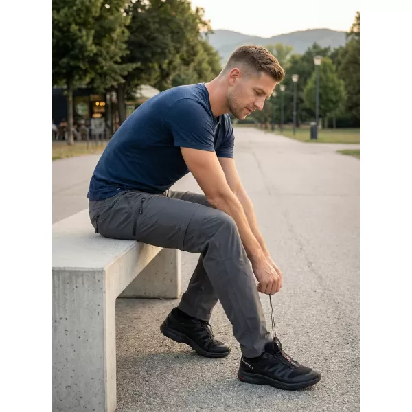  Pánske nohavice/kraťasy ALTISPORT NoPrint NP/ALM2021NJ CARBON 