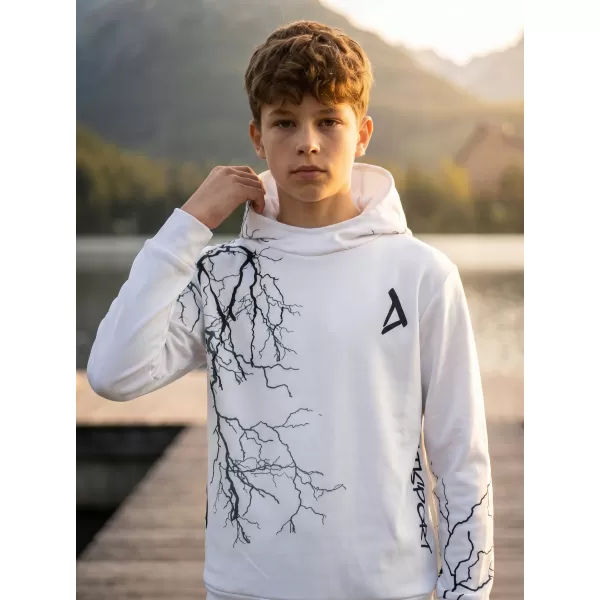  Detská funkčná mikina premium ALTISPORT VOJ/ALK004MI01 biela 