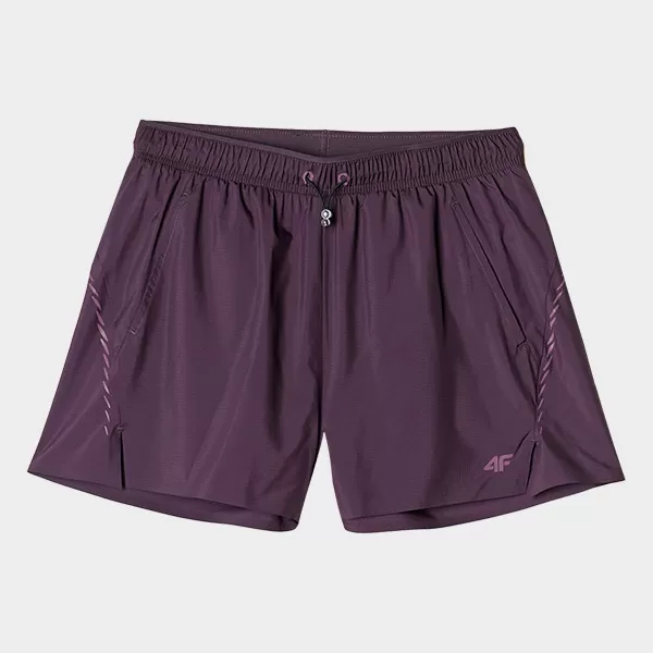  Dámske kraťasy 4F 4FWAW24TFSHF0758 DARK VIOLET 