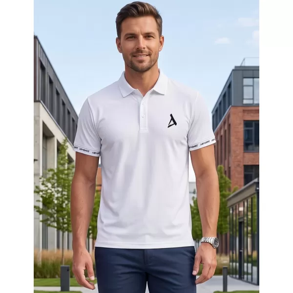  Pánske funkčné tričko s golierom premium ALTISPORT VOJ/ALM000TR05 biela 