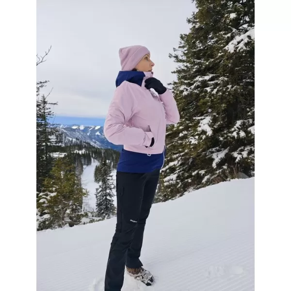  Dámska lyžiarska bunda HUSKY gambi l Pink/modrá 