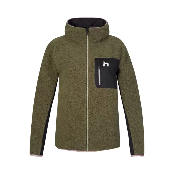  Dámska mikina HANNAH KOALA HOODY IVY GREEN / ANTHRACITE 