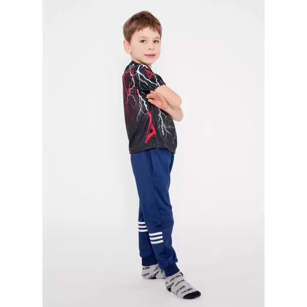  Detské funkčné tričko premium ALTISPORT VOJ/ALK004TR01 ČIERNA/ČERVENÁ 