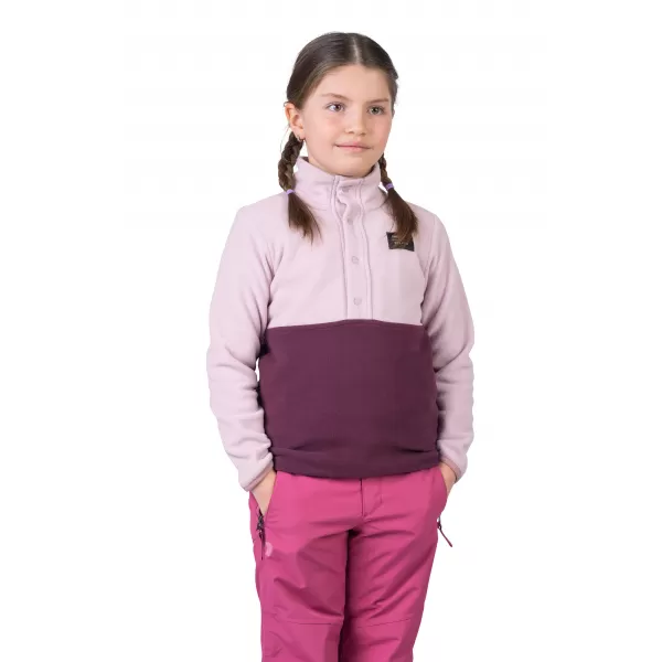  Detská mikina HANNAH MINT JR VIOLET ICE/FIG 