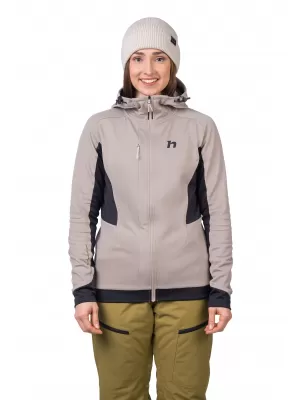 Dámska mikina HANNAH NELA HOODY GOAT/ANTHRACITE