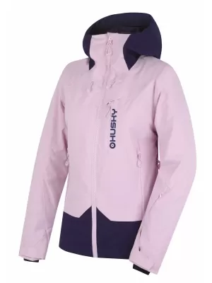 Dámska lyžiarska bunda HUSKY gambi l Pink/modrá
