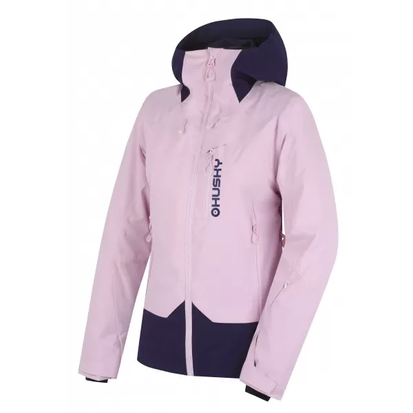  Dámska lyžiarska bunda HUSKY gambi l Pink/modrá 