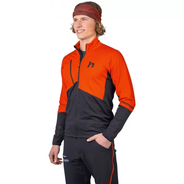  Pánska mikina HANNAH NIRO SPICY ORANGE/ANTHRACITE MEL 