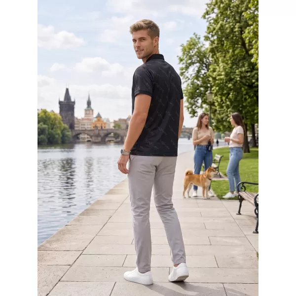  Pánske funkčné tričko s golierom premium ALTISPORT VOJ/ALM050TR05 čierna 