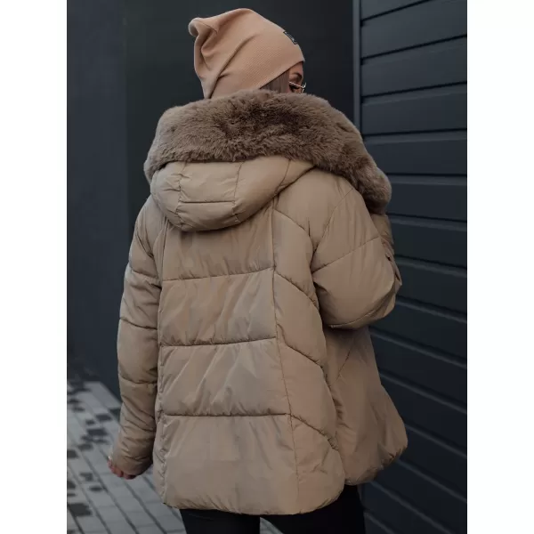  Dámska bunda DSTREET LUNAVI ty4665 BÉŽOVÁ 