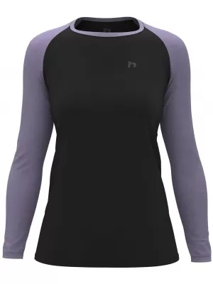 Dámske tričko s dlhým rukávom HANNAH LESLIE L/S ANTHRACITE/WISTERIA