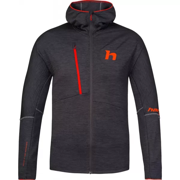  Pánska mikina HANNAH NIRO HOODY ANTHRACITE MEL 