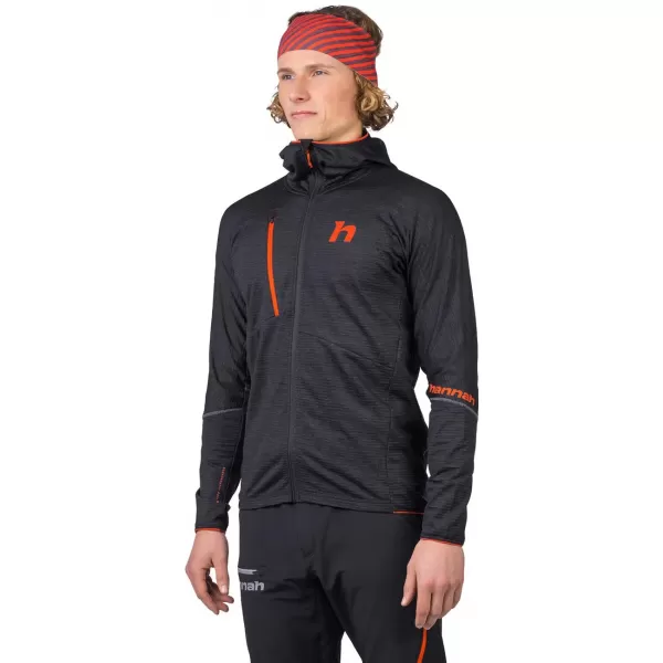  Pánska mikina HANNAH NIRO HOODY ANTHRACITE MEL 