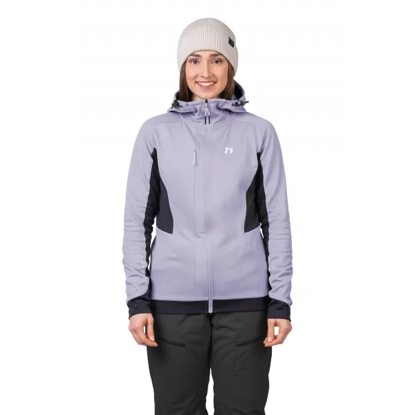  Dámska mikina HANNAH NELA HOODY LAVENDER AURA/ANTHRACITE 