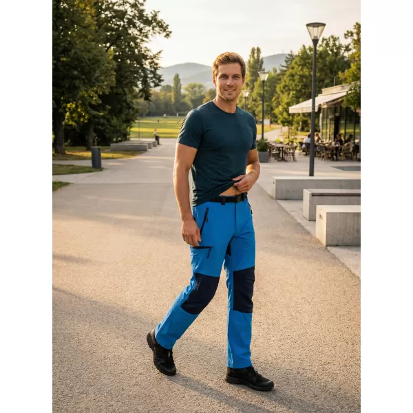  Pánske nohavice ALTISPORT NoPrint NP/ALM6021NJ BRIGHT BLUE/NAVY 