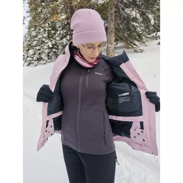  Dámska lyžiarska bunda HUSKY gambi l Pink/modrá 