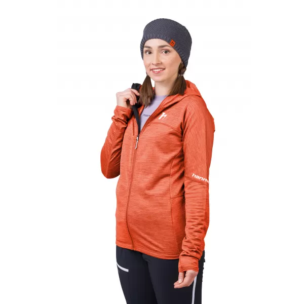  Dámska mikina HANNAH MEDA HOODY SPICY ORANGE MEL 