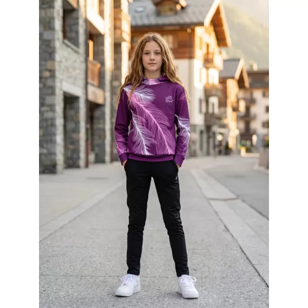  Detská prémiová funkčná mikina ALTISPORT VOJ/ALK001MI01 FUCHSIOVÁ 
