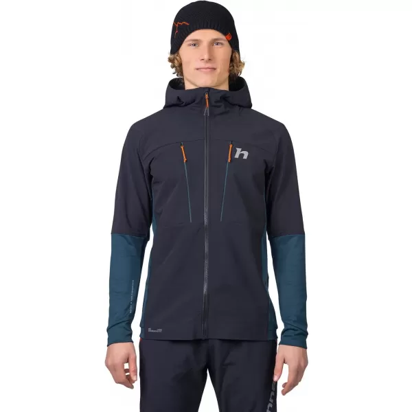  Pánska bunda HANNAH TRANE HOODY ANTHRACITE/STRATIFIED SEA 
