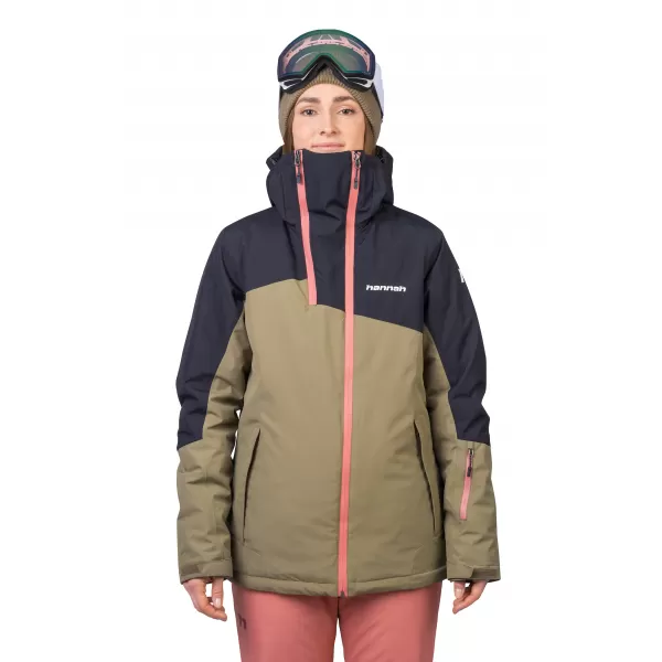  Dámska bunda HANNAH MAKY COL BURNT OLIVE/ANTHRACITE 