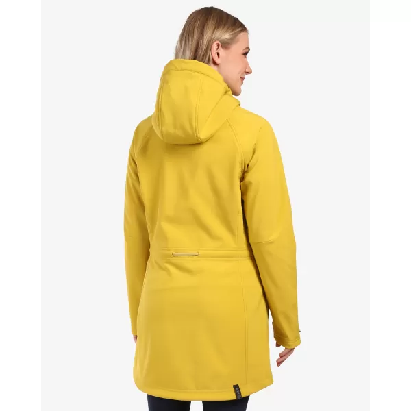  Dámsky softshellový kabát KILPI LASIKA-W WL0136KI ZLATÁ 