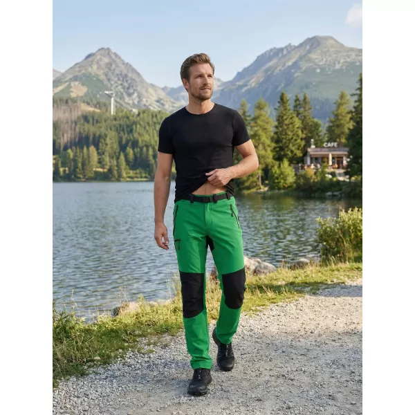  Pánske nohavice ALTISPORT NoPrint NP/ALM6021NJ FERN GREEN/BLACK 