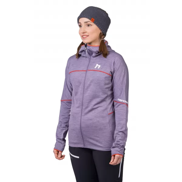  Dámska mikina HANNAH MEDA HOODY LAVENDER GRAY MEL 