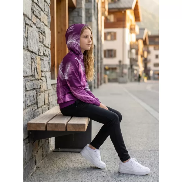  Detská prémiová funkčná mikina ALTISPORT VOJ/ALK001MI01 FUCHSIOVÁ 