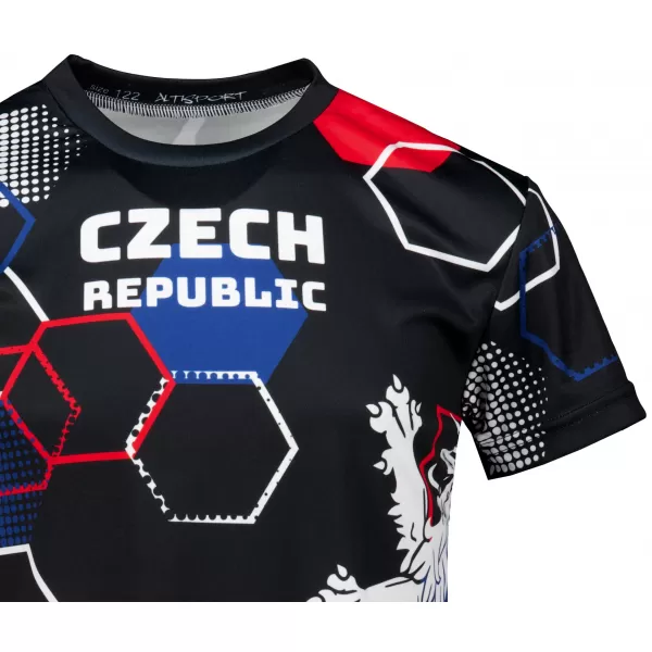  Detské funkčné tričko premium ALTISPORT VOJ/ALK036TR01 čierna 