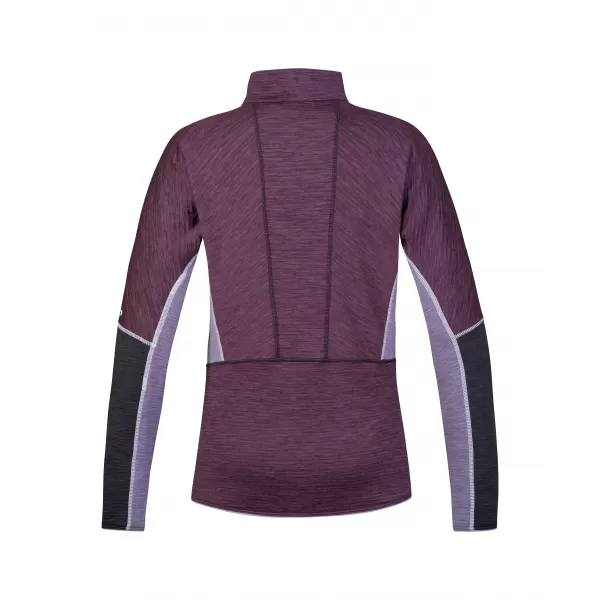  Dámska mikina HANNAH MEDA HZ PRUNE PURPLE/LAVENDER GRAY MEL 