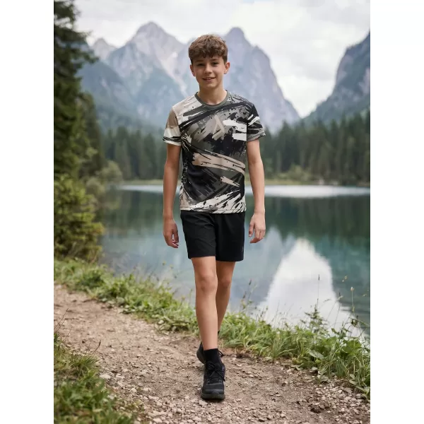  Detské funkčné tričko premium ALTISPORT VOJ/ALK014TR01 ČIERNA/ŠEDÁ 