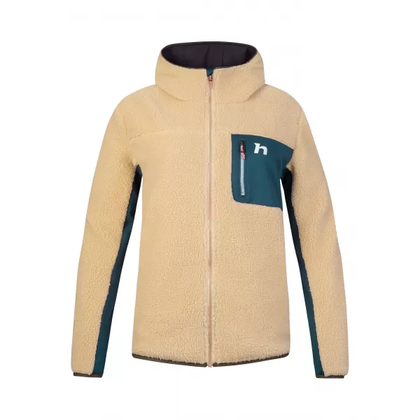  Dámska mikina HANNAH KOALA HOODY BEIGE/STRATIFIED SEA 