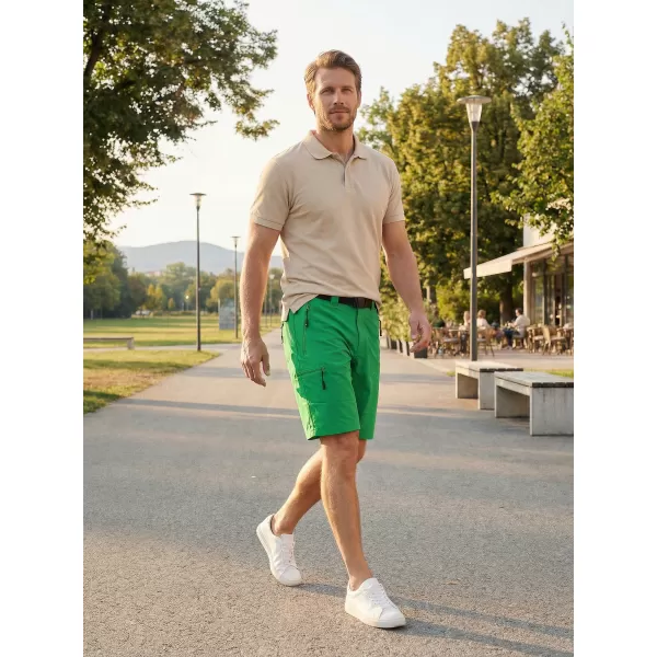  Pánske šortky ALTISPORT NoPrint NP/ALM4021NJ FERN GREEN 